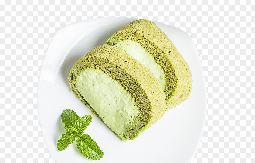 Chinese Milk Tea Cake Cream Matcha PNG