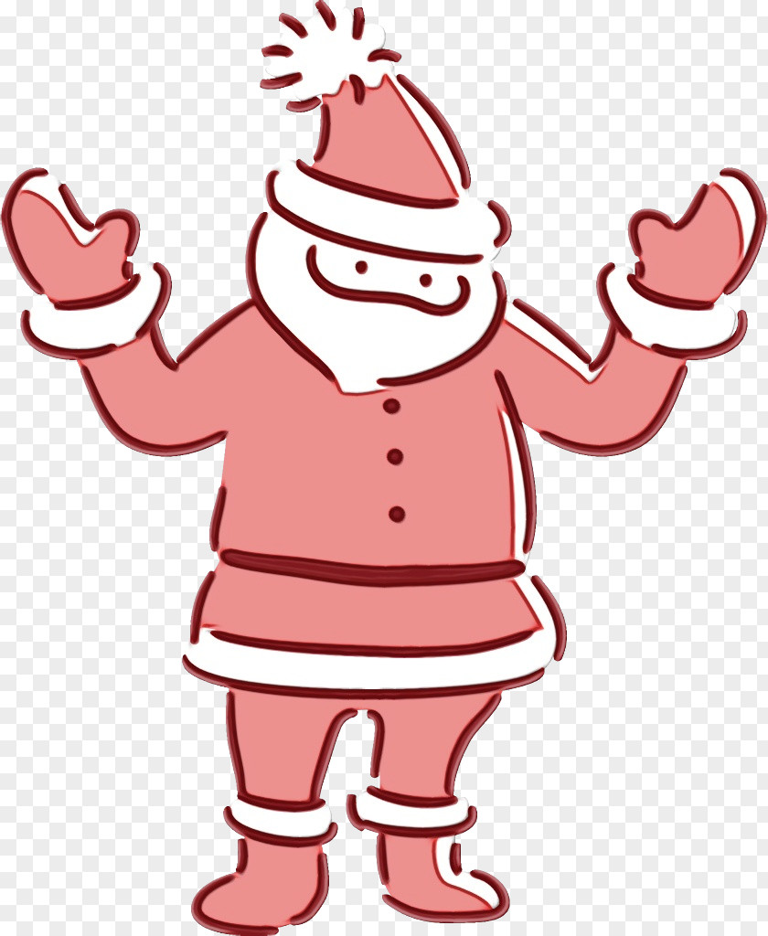 Christmas Thumb Santa Claus PNG