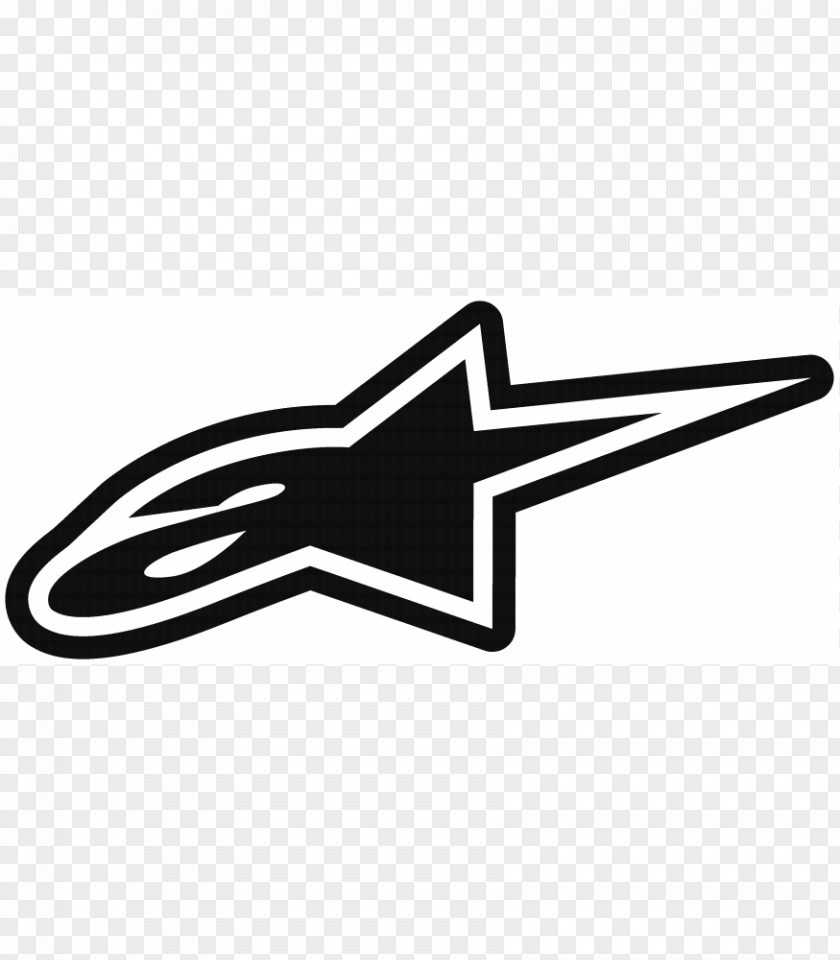 Motorcycle Alpinestars Logo Sticker Decal PNG