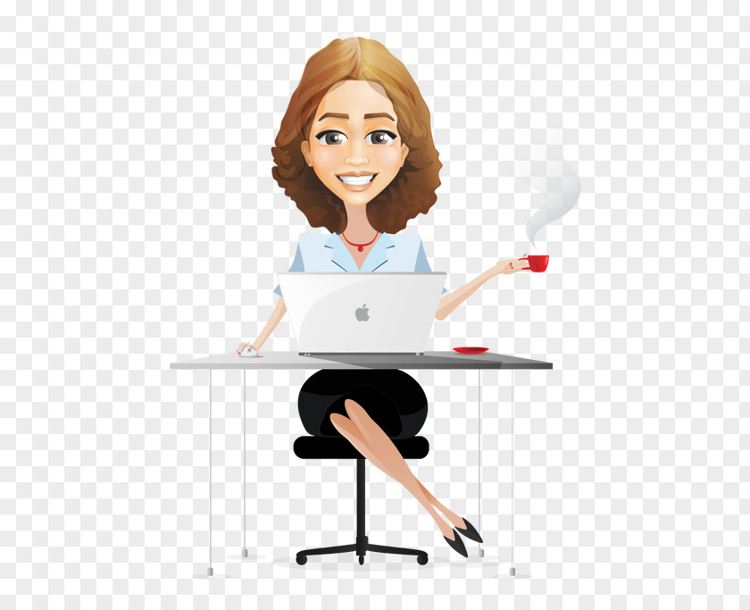 Business Businessperson Cartoon Woman PNG