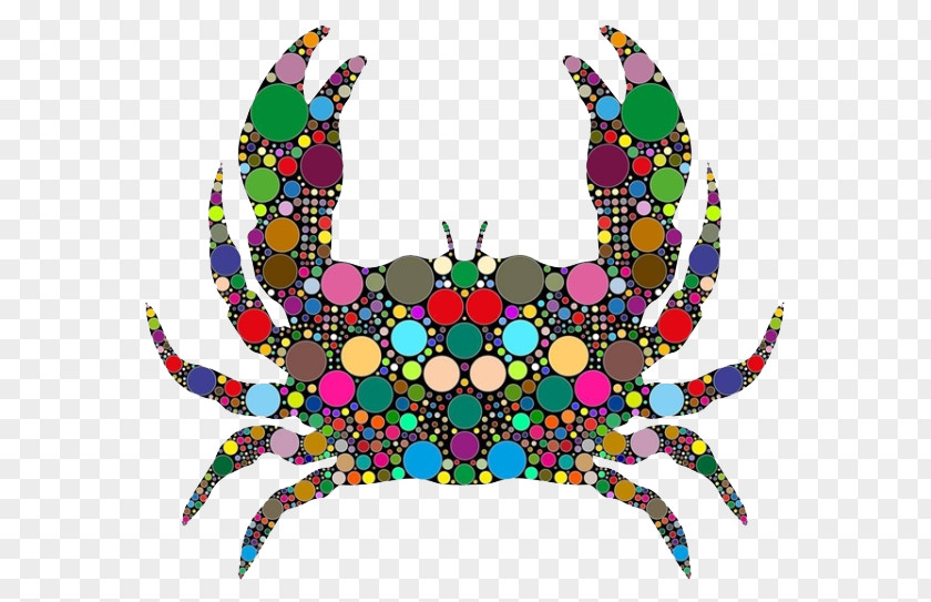 Colorful Crab Feet Illustration PNG