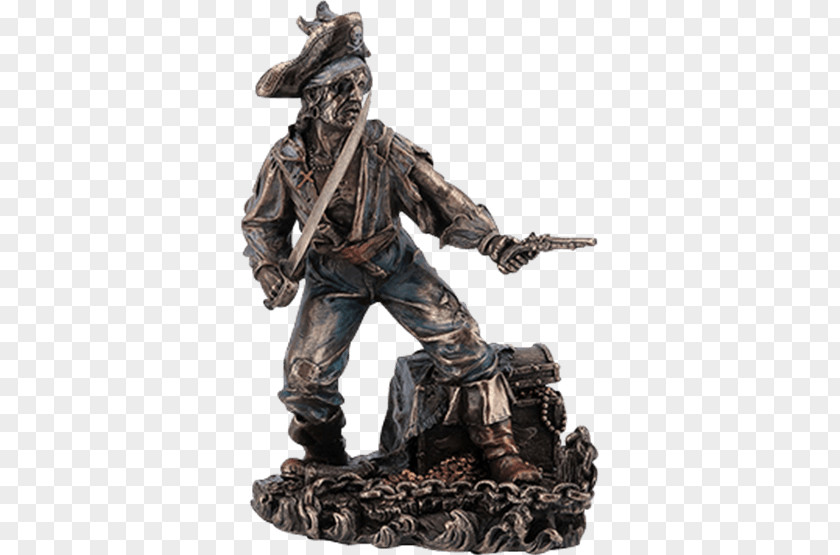 Pirate Woman Bronze Sculpture Figurine Statue Piracy PNG