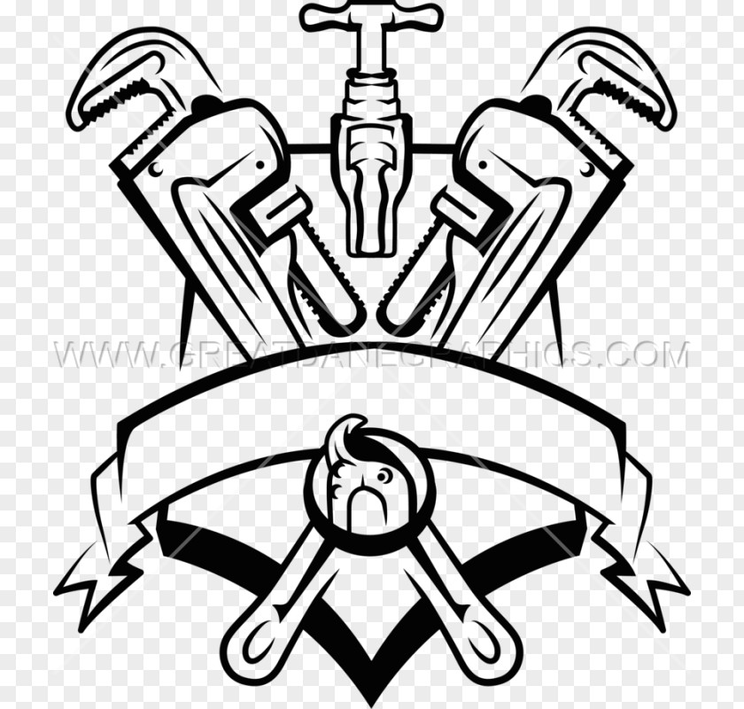 Clip Art Line Drawing Plumber PNG