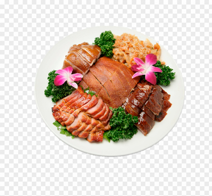 Meat Platter Chinese Cuisine Asian Hong Kong Wallpaper PNG