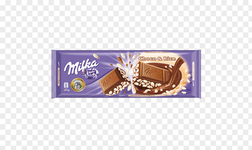 Milk Chocolate Bar Milka Rice PNG