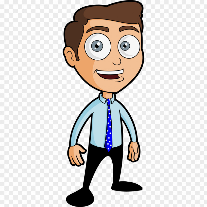 Business Man Drawing Cartoon Clip Art PNG