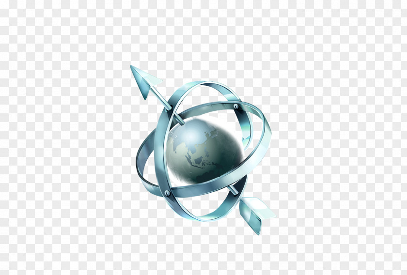 Earth Science And Technology Arrow Icon PNG