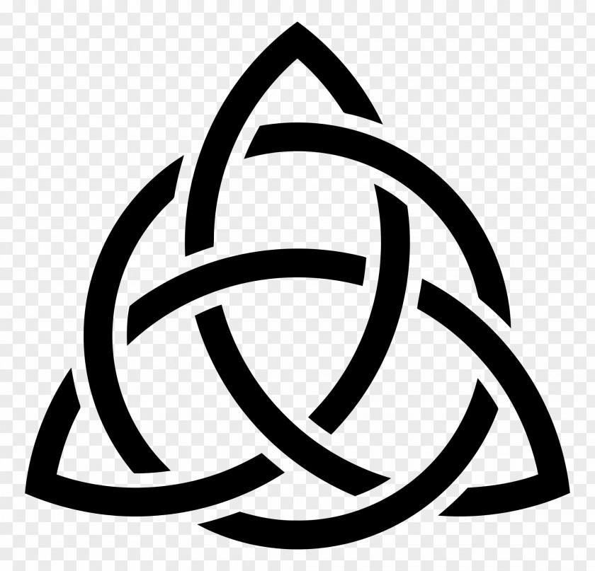 Lucky Symbols Triquetra Celtic Knot Trinity Symbol PNG