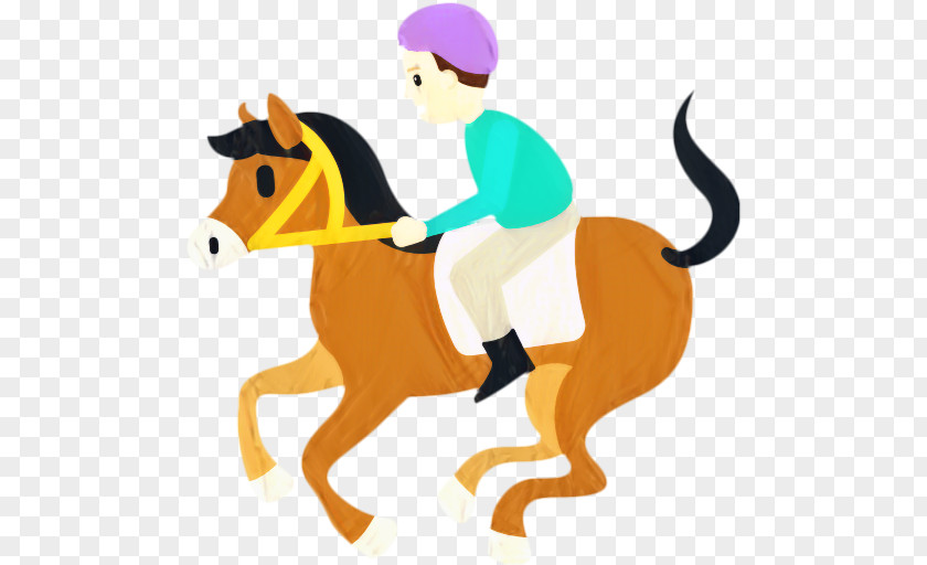 Mare Horse Grooming Cartoon PNG