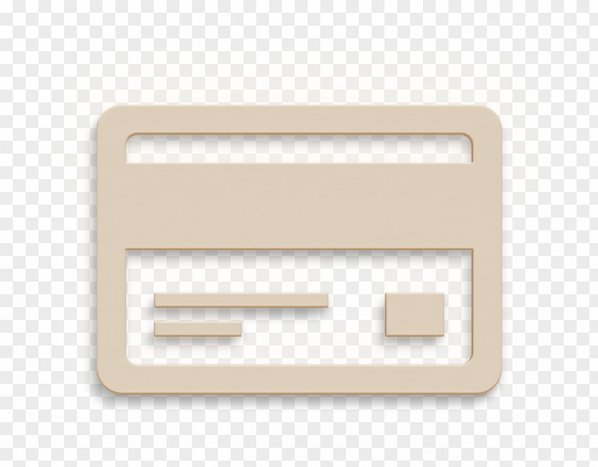 Rectangle Beige Card Icon PNG
