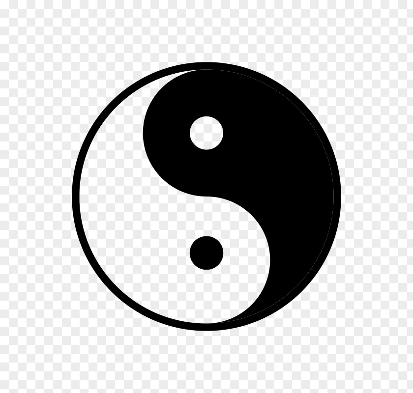 Yin Yang Logo And Kung Fu Symbol PNG