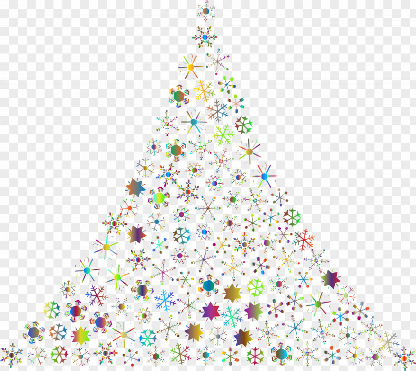 Christmas Tree Snowflake Clip Art PNG