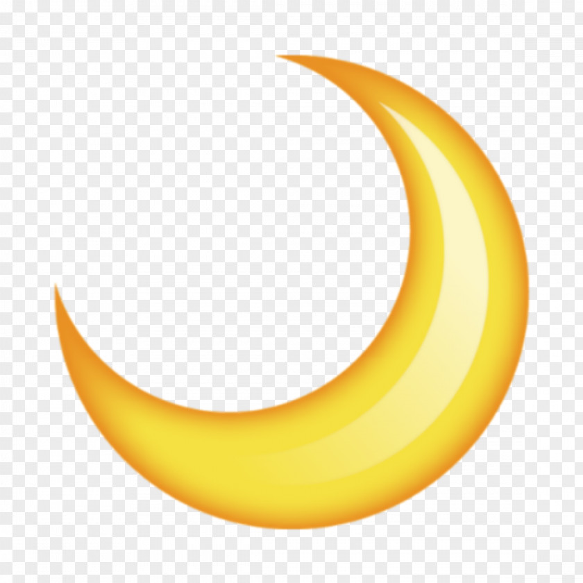 Crescent Moon Cresent Apple Color Emoji Clip Art Smiley PNG
