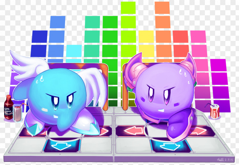 Kirby Dance Revolution A Clip Art PNG