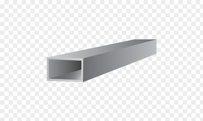 Metal Square Tube Rectangle Aluminium Extrusion PNG