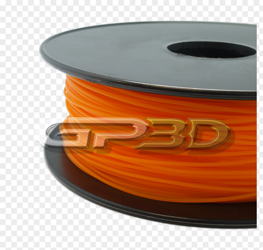 Orange 3d 3D Printing Filament Font PNG