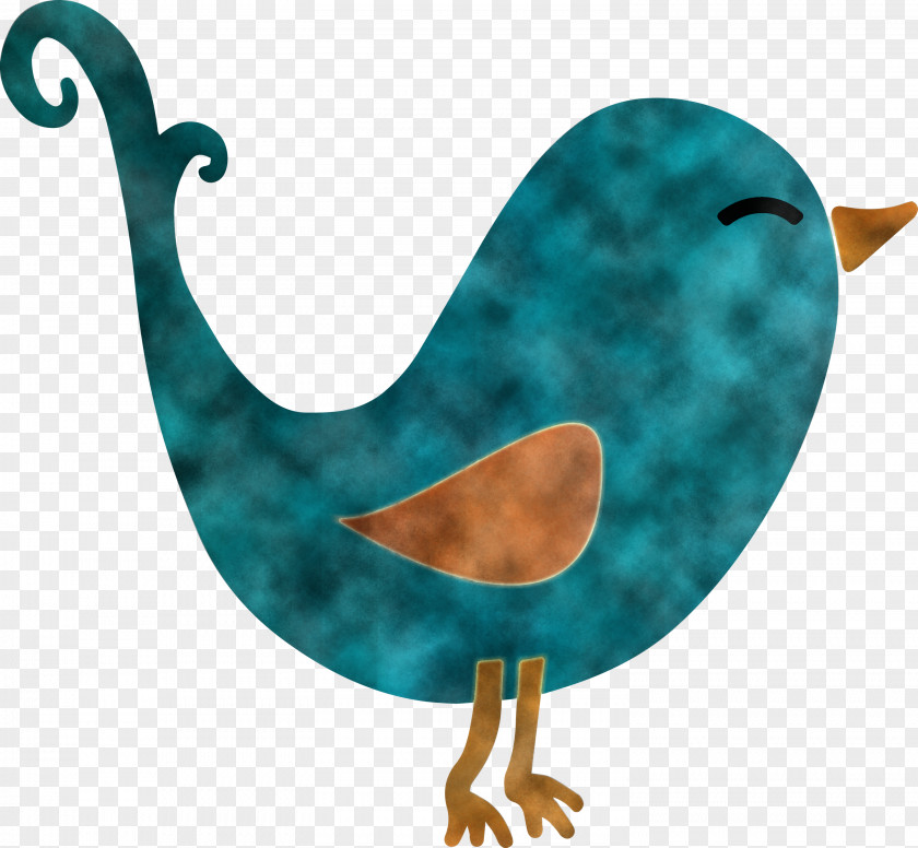 Turquoise Teal Bird Duck Water PNG