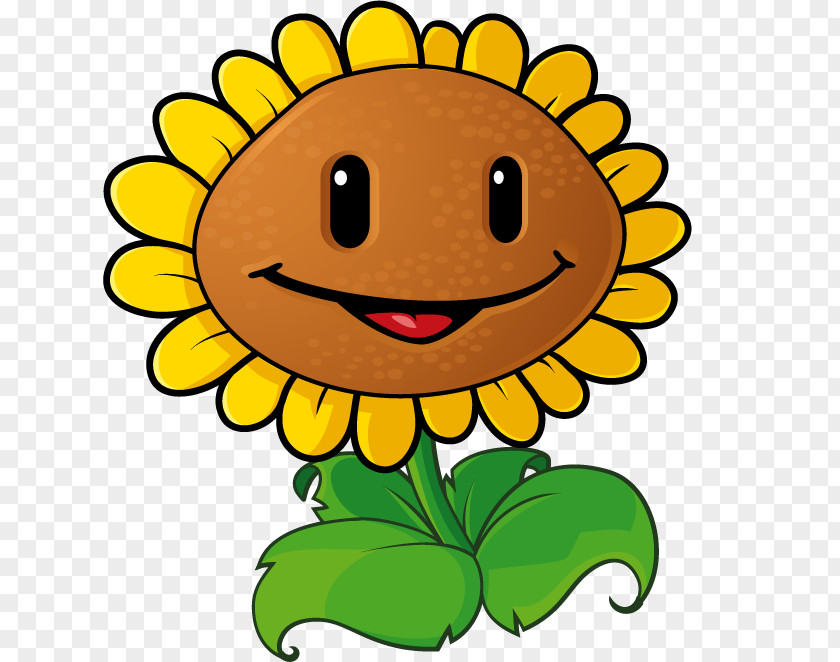 Cartoon Sunflower Cliparts Plants Vs. Zombies 2: It's About Time Zombies: Garden Warfare Common Clip Art PNG