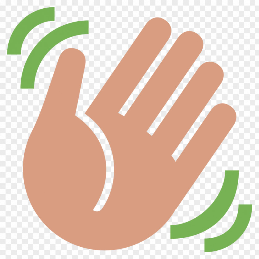 Hand Emoji Wave PNG