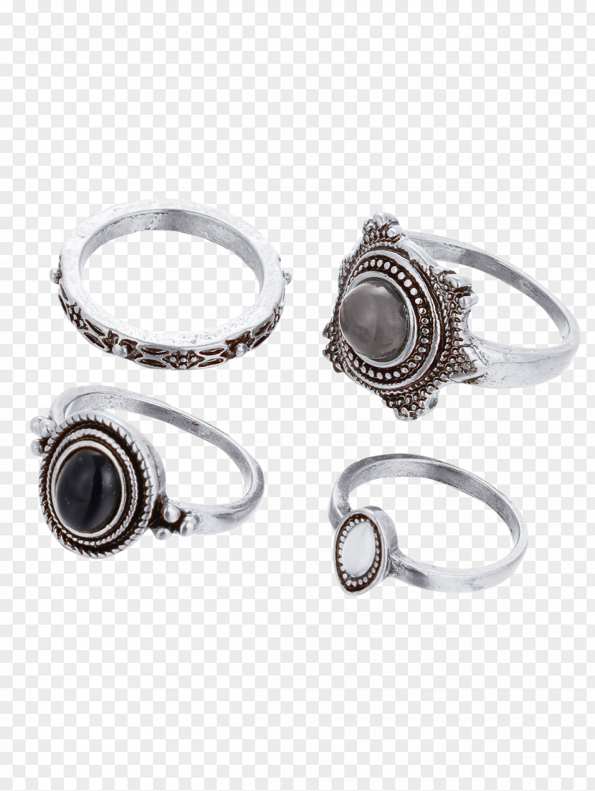 Ring Earring Gemstone Jewellery Silver PNG