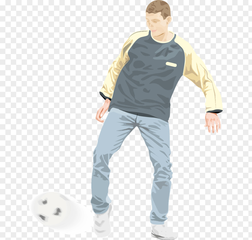 A Boy Playing Football T-shirt PNG