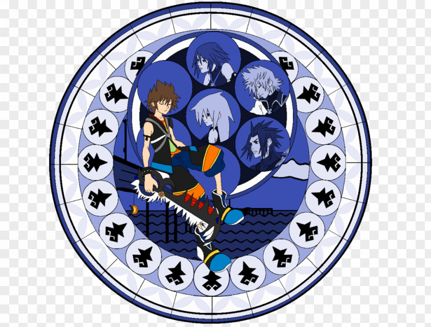 Kingdom Hearts Stained Glass Sora El Poema De La Lluvia Triste Desde Mi Cielo PNG