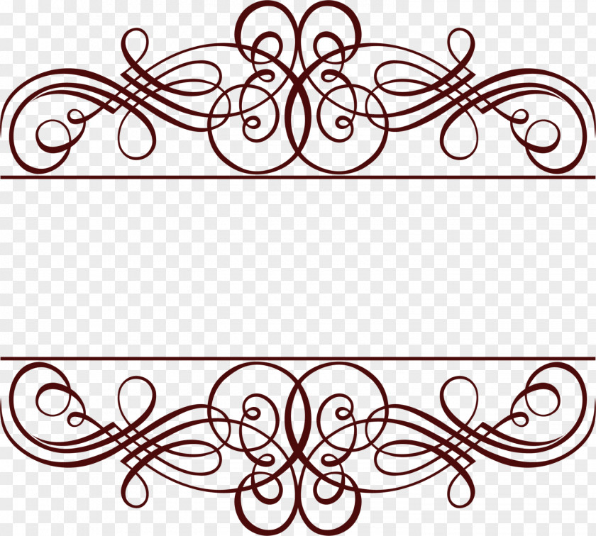 Coffee Line Lace Picture Frame Gold PNG