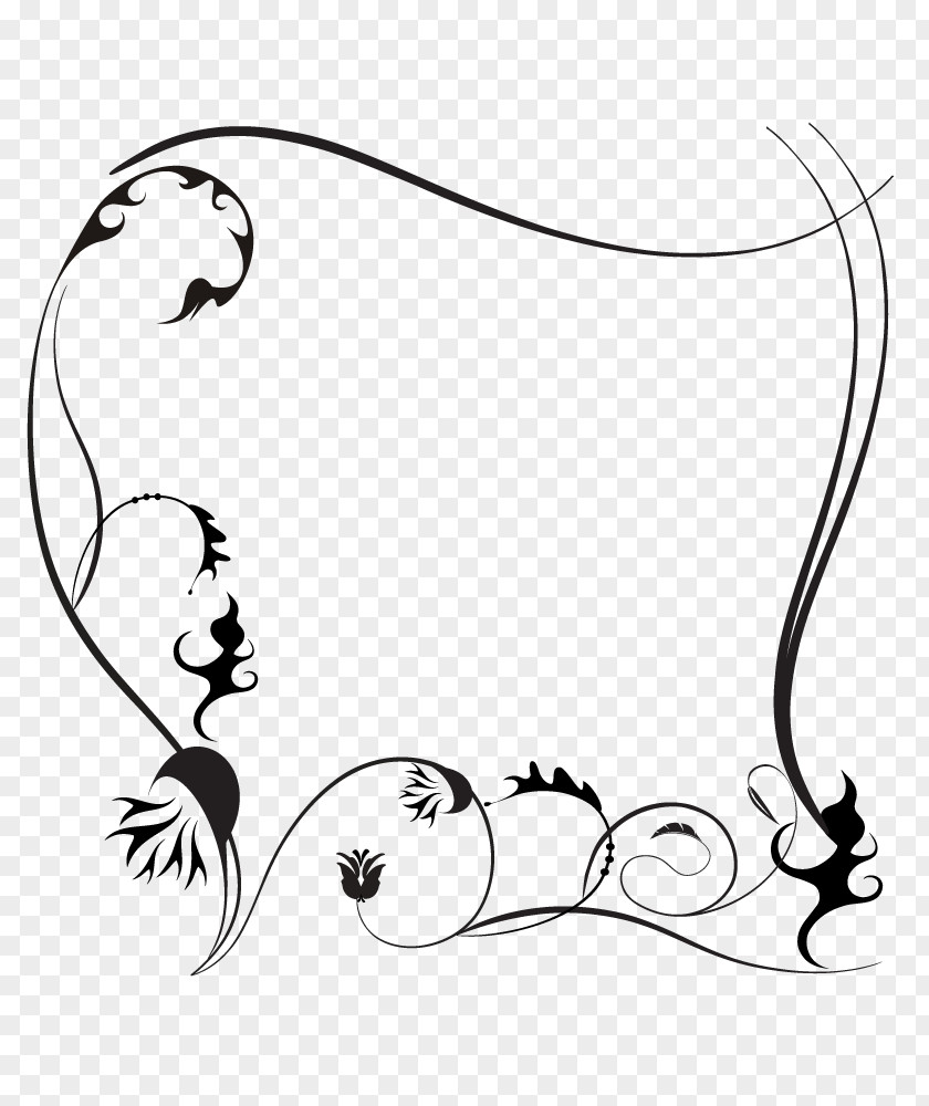 Lace Vector Material Monochrome Painting Clip Art PNG