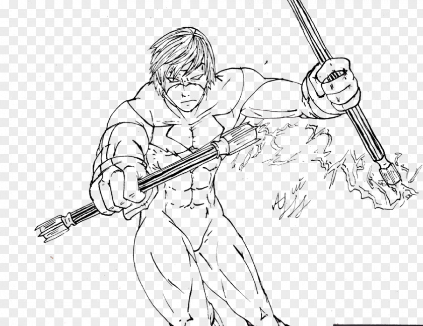 Nightwing Dick Grayson Sonic And The Black Knight Batman Coloring Book PNG