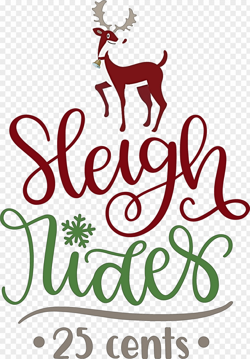 Sleigh Rides Deer Reindeer PNG