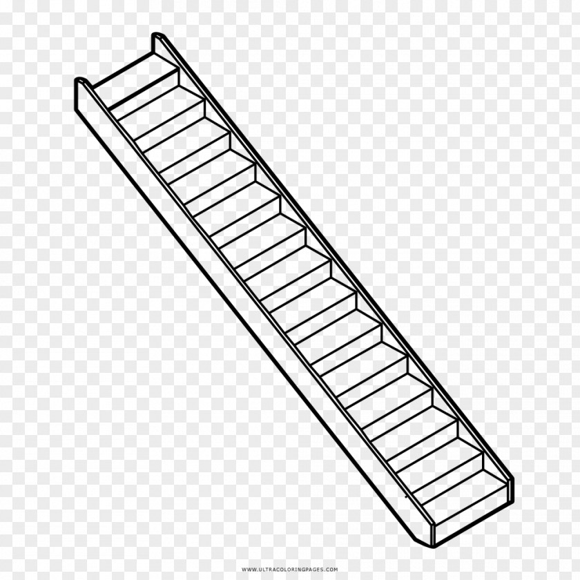 Stairs Drawing Coloring Book Line Art Painting PNG