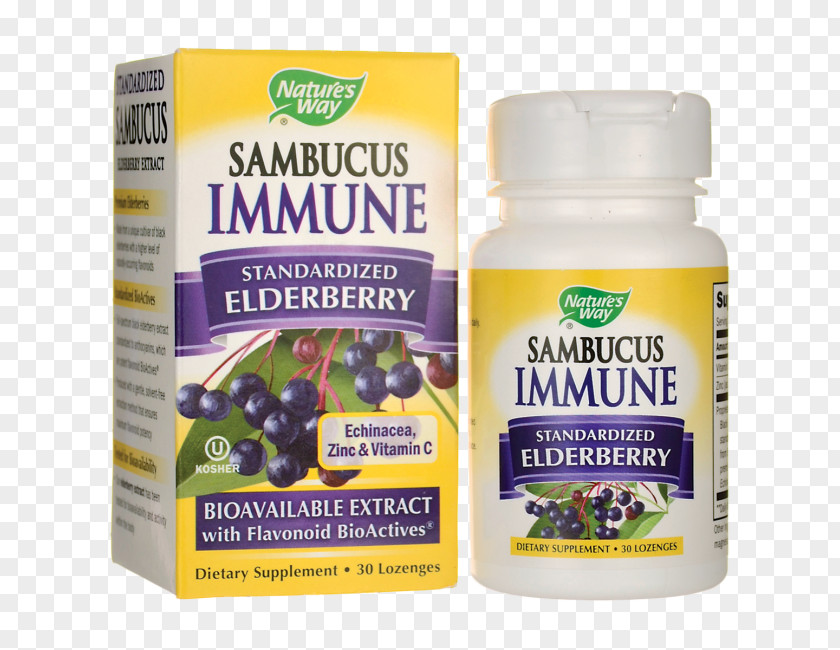 Tablet Throat Lozenge Elder Immune System Immunity Dietary Supplement PNG