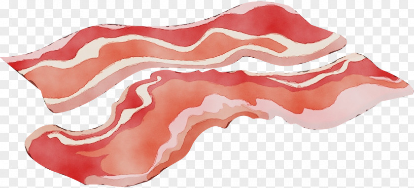Animal Fat Food Pink Red Lip Back Bacon PNG