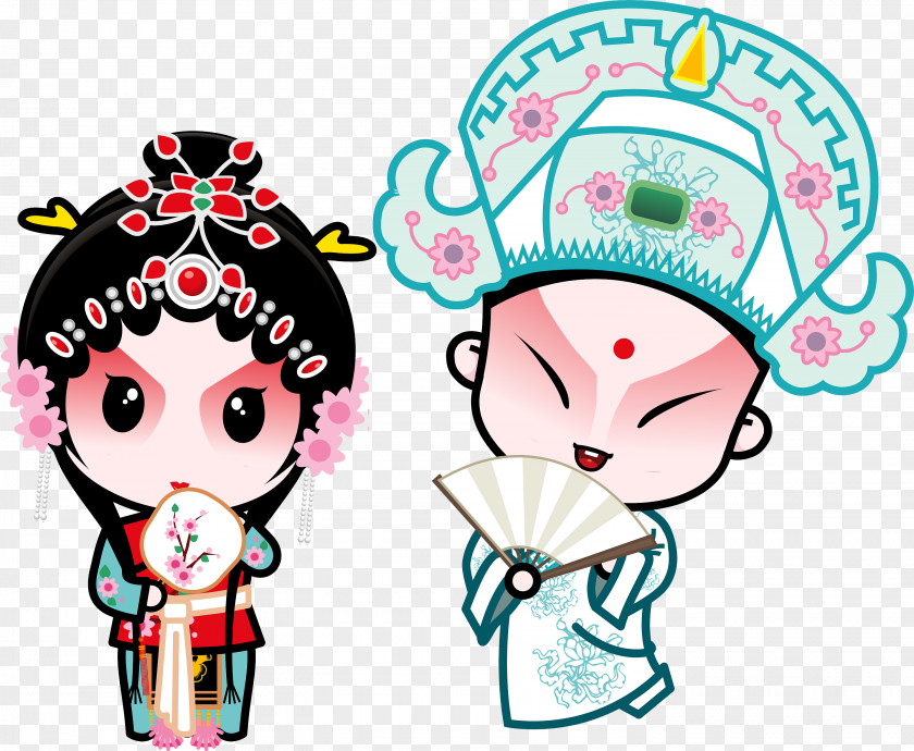 Babyboss Cartoon Peking Opera Chinese Vector Graphics Image Character PNG