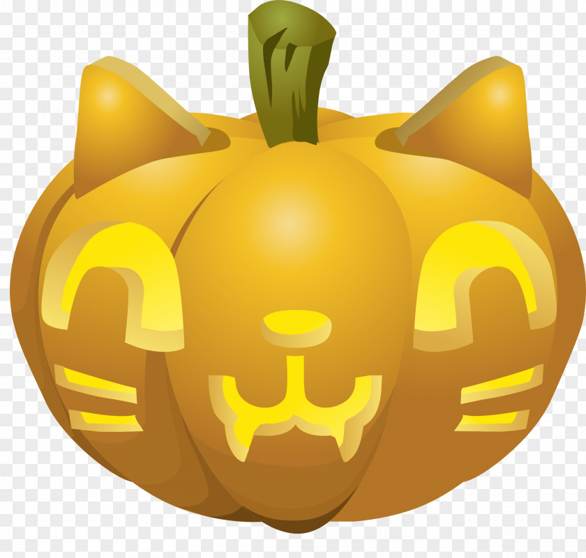 Pumpkin Calabaza Jack-o'-lantern Carving Halloween PNG