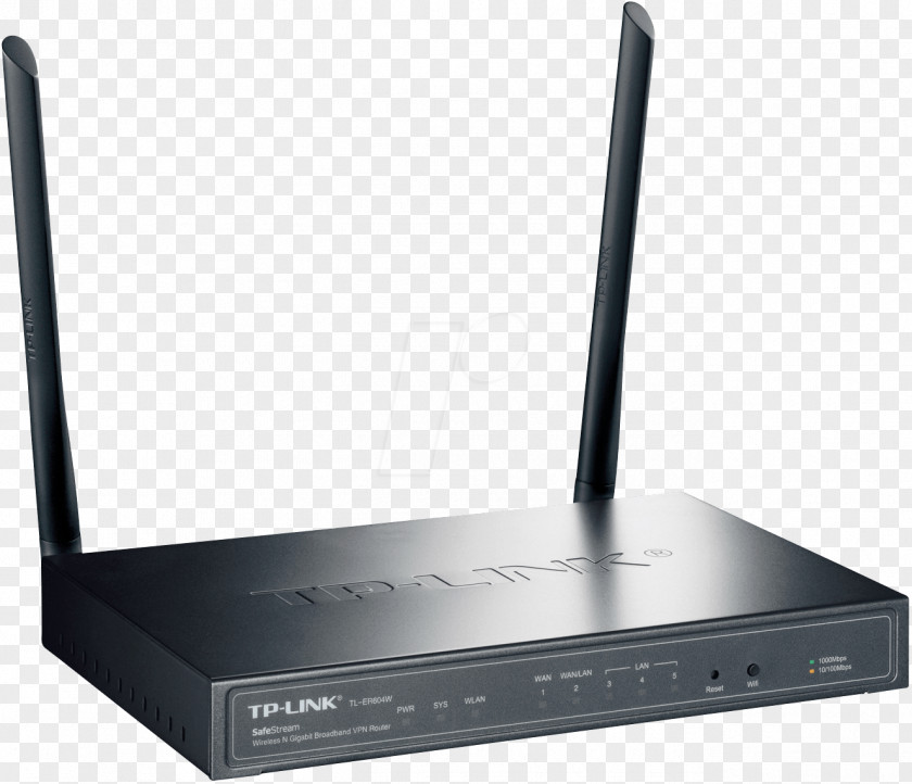 TL Wireless Access Points Gigabit Ethernet Router TP-Link SafeStream TL-ER604W PNG