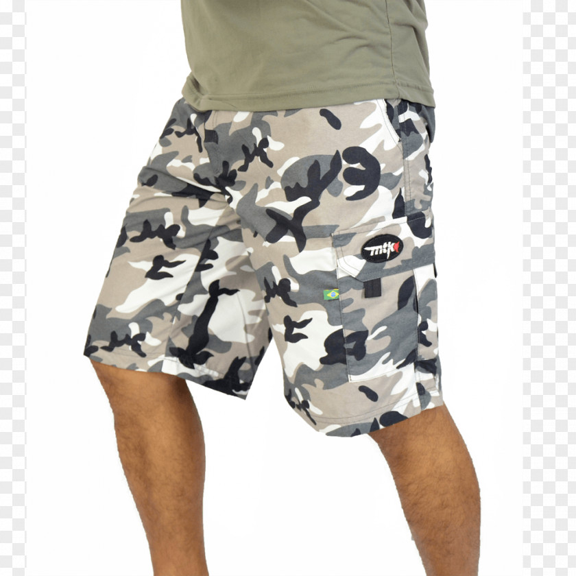 Camuflado Bermuda Shorts Pants Khaki Nylon Textile PNG