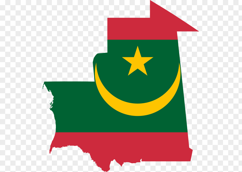 Information Map Flag Of Mauritania PNG