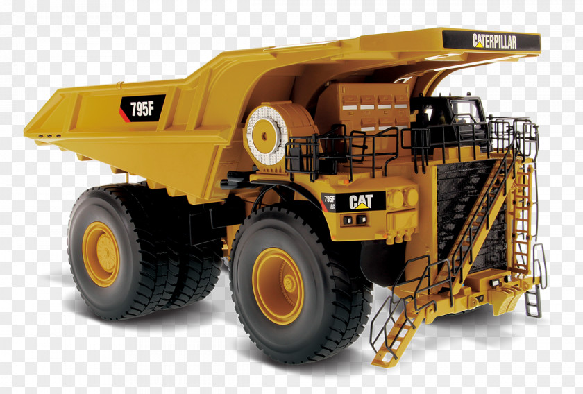 Mining Caterpillar Inc. 797F Haul Truck Die-cast Toy PNG