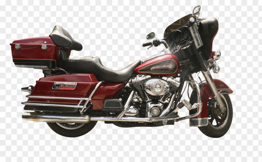 Motorcycle Harley-Davidson Electra Glide Cruiser Softail PNG