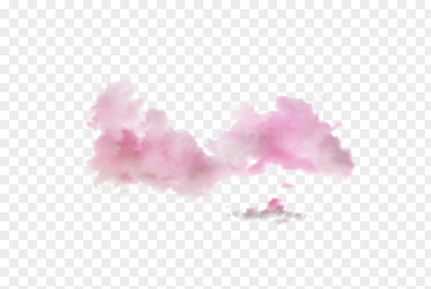 Pink Ink Clouds Cloud PNG