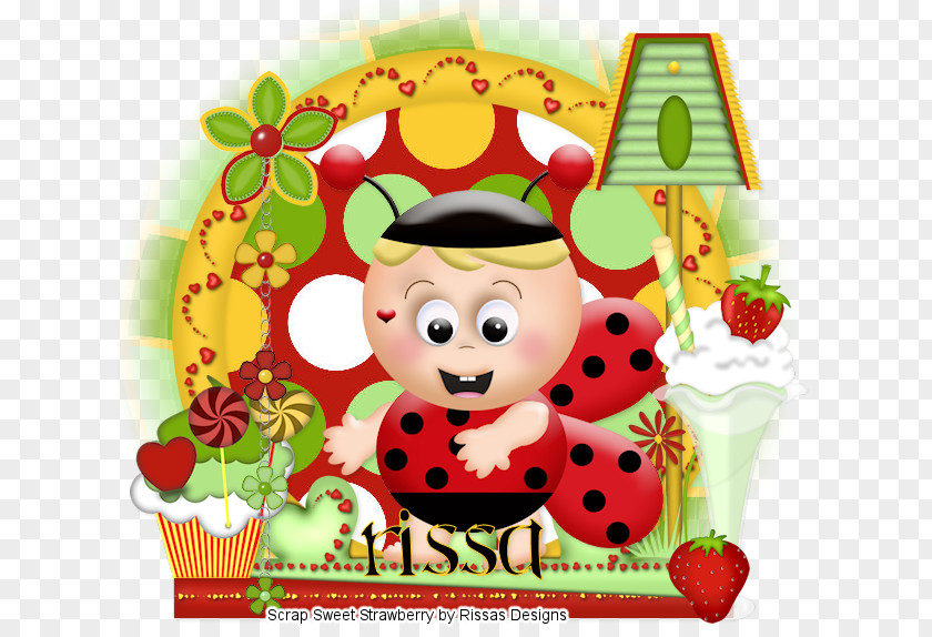 Strawberry Cartoon Character PNG