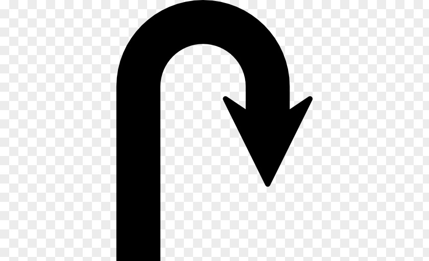 Vector Arrow U-turn PNG