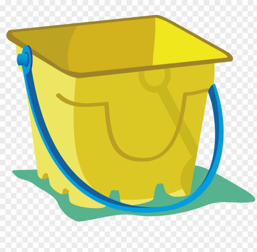 Cartoon Bucket Vector Material Clip Art PNG