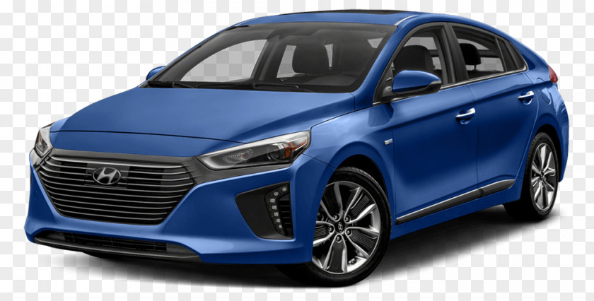 Hyundai 2017 Ioniq Hybrid 2018 Blue SEL Car PNG