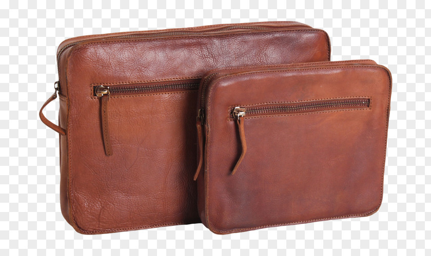 Laptop Briefcase Leather Brown PNG