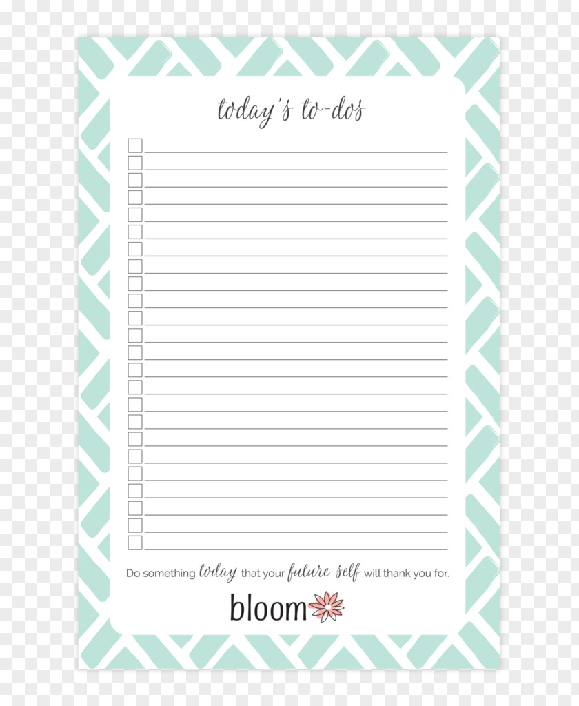 Notebook Standard Paper Size Bloom Daily Planners 6 X 9 Planning Pads PNG