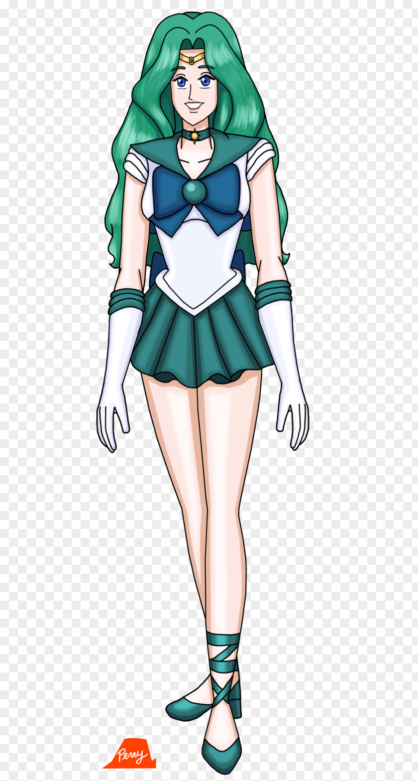 Sailor Neptune Costume Fiction Female Legendary Creature PNG