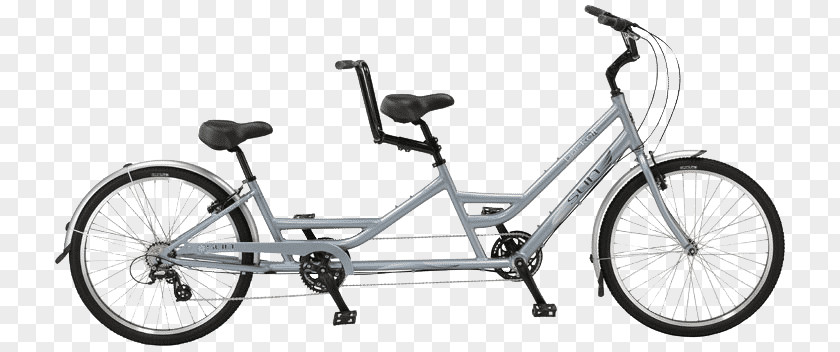 Bicycle Tandem Bike Rental Cruiser Shop PNG