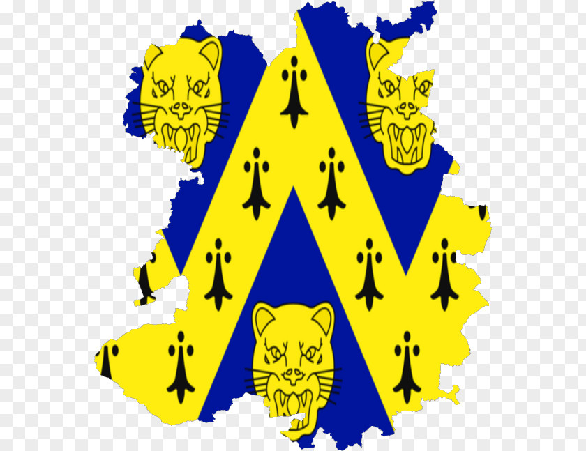 Flag Of Shropshire England Association British Counties PNG